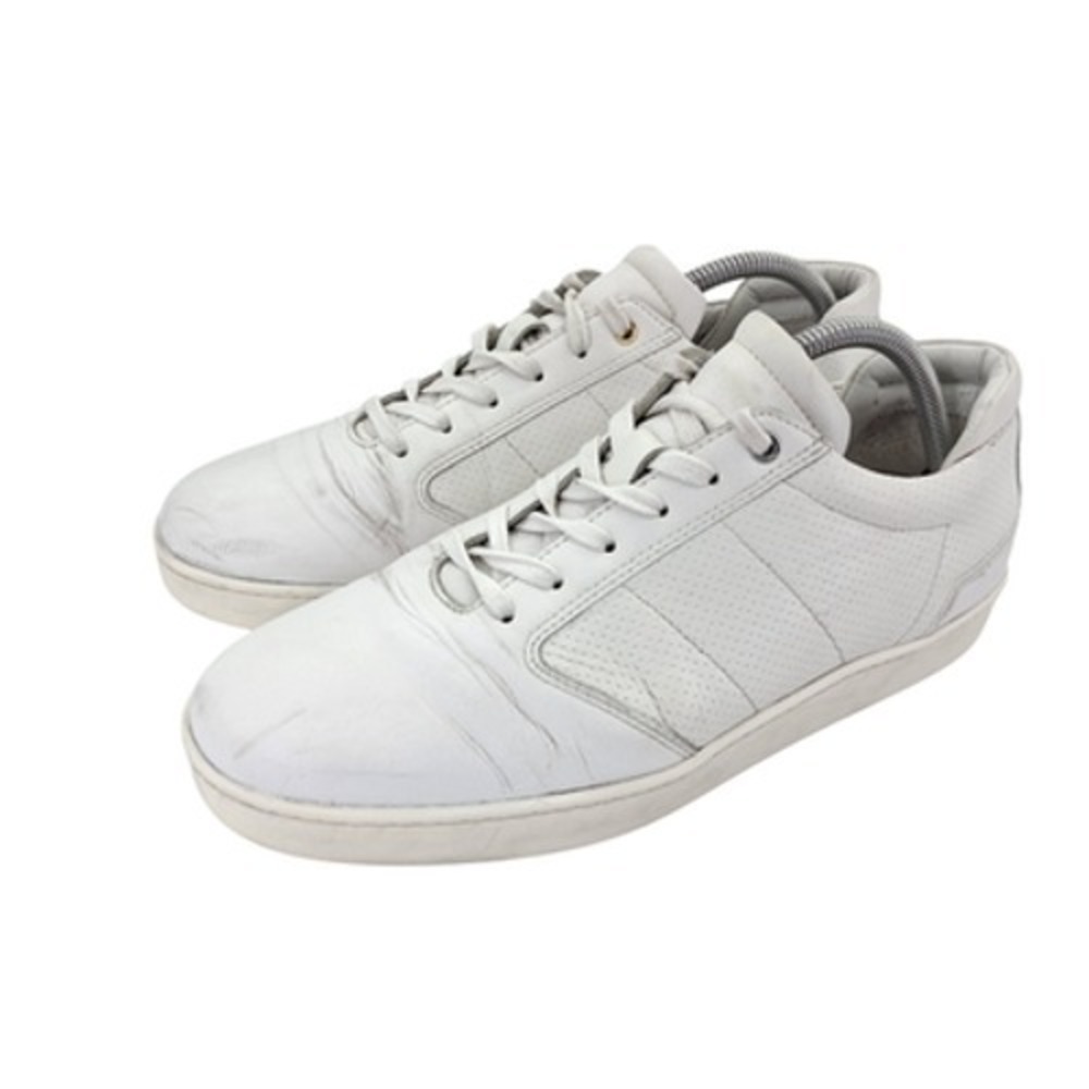 WANT LES ESSENTIALS White Leather Shoes Mens 8 EU 41 Casual Sneakers Portugal